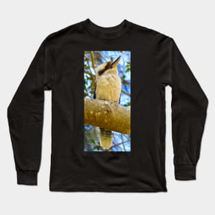 Kookaburra looking into the Sky! Long Sleeve T-Shirt